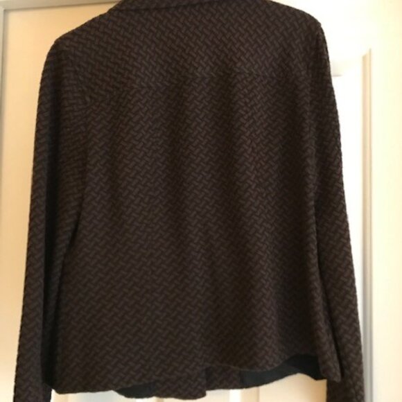 Charter Club Black/Brown Ladies Jacket Size P/S - Picture 5 of 7